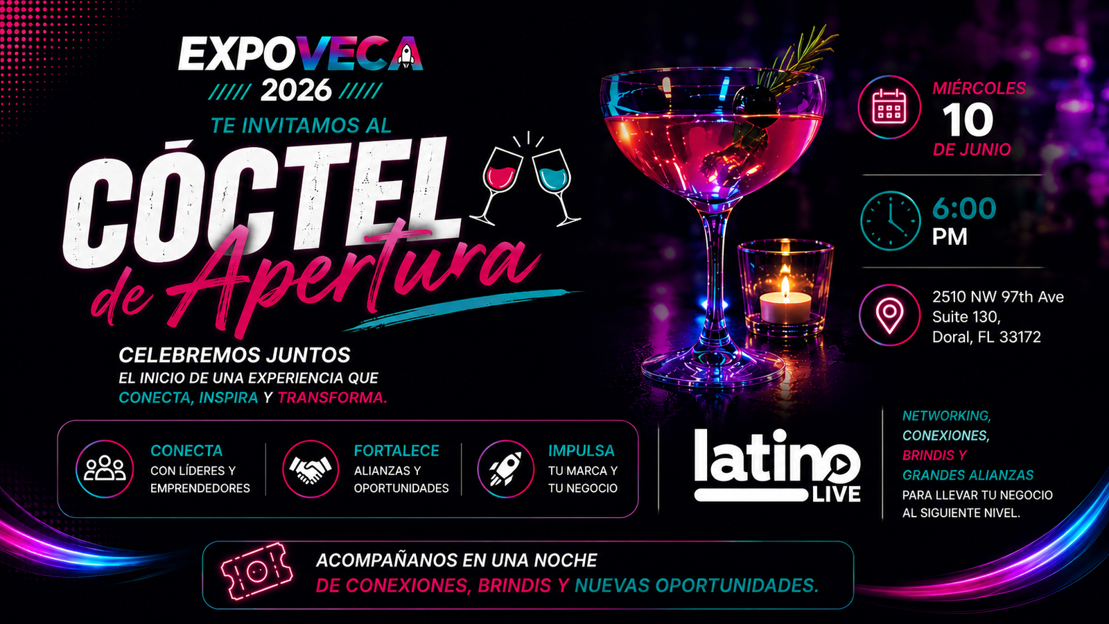 Coctel ExpoVeca Junio 2026